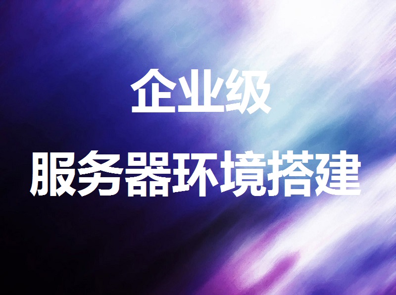 企业级高性能安全环境搭建 网站搭建 安全防护