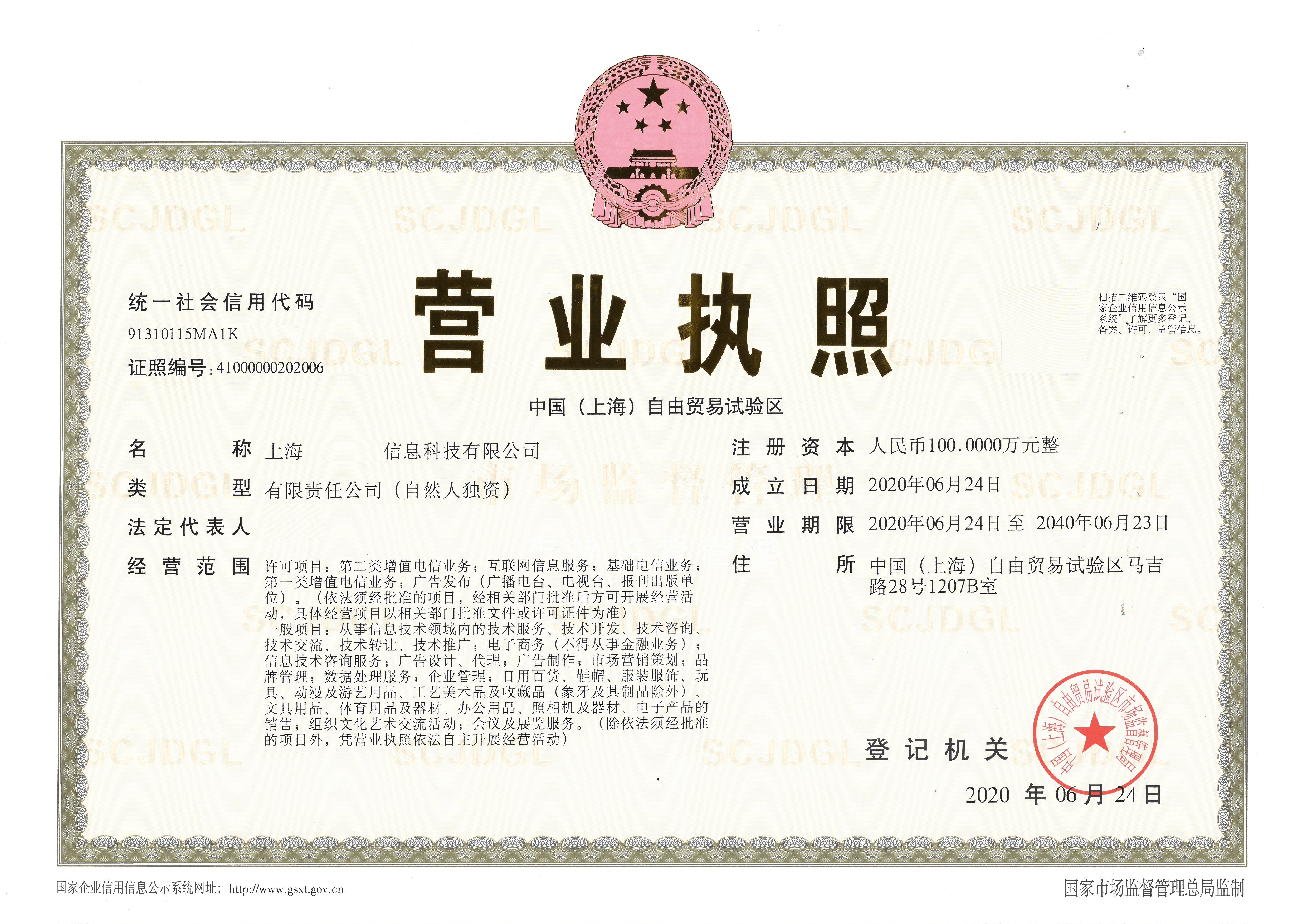 上海自贸区公司注册