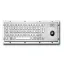 煤矿防爆柜金属PC键盘D-8602Ex防尘防水键盘防爆键盘嵌入式不锈钢工业键盘