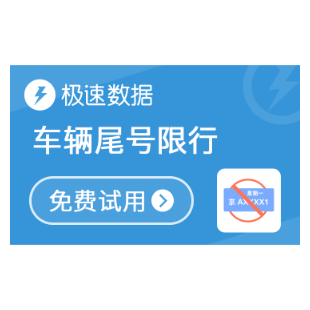 【极速数据】车辆尾号限行_车辆尾号限行规则查询_车辆尾号限行城市查询_车辆尾号限行区域查询-logo