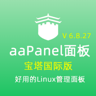 aaPanel面板(宝塔国际版) v6.8.27 免费版纯净面板-logo