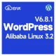 WordPress V6.8.1 企业建站博客系统 PHP8.0 多语言 AliLinux 3.2 64位 宝塔LNMP管理