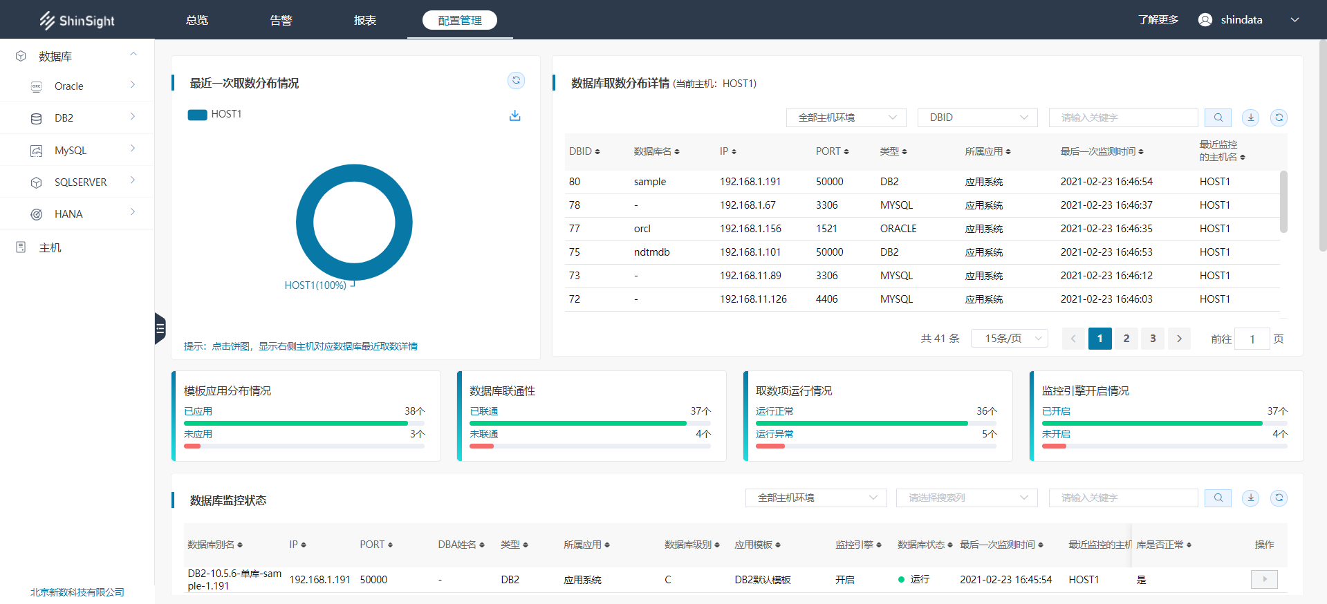 shinsight数据库监控与性能分析系统linux版